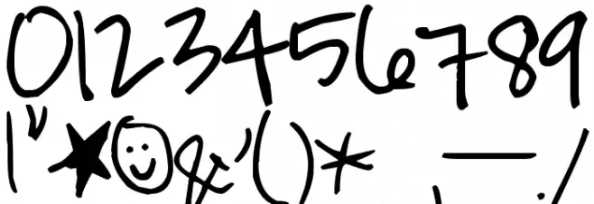 Pea Righton Font OTHER CHARS