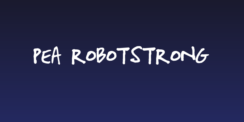 Pea RobotStrong Social Header