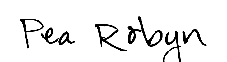 Pea Robyn Font