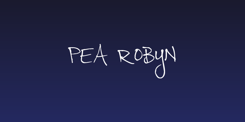 Pea Robyn Social Header