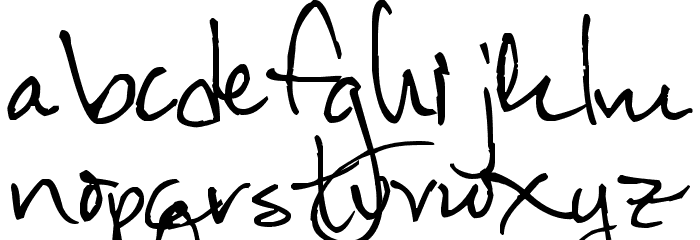 Pea Robyn Font LOWERCASE