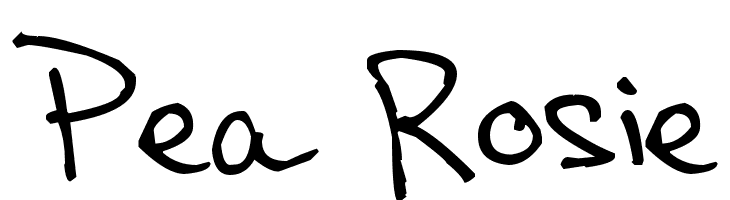 Pea Rosie  baixar fontes gratis