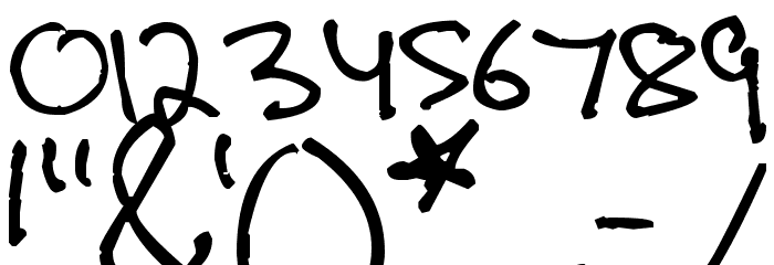 Pea Rosie Font OTHER CHARS