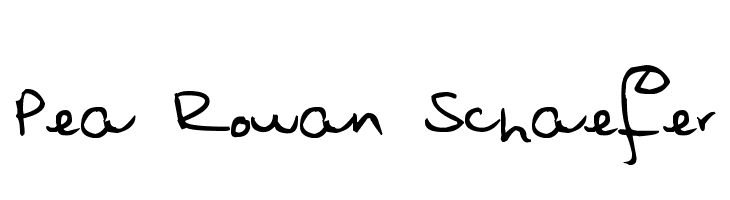 Pea Rowan Schaefer  baixar fontes gratis
