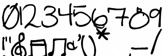 Pea Rowan Schaefer Font OTHER CHARS