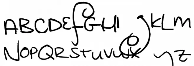Pea Rowan Schaefer 字体 大写