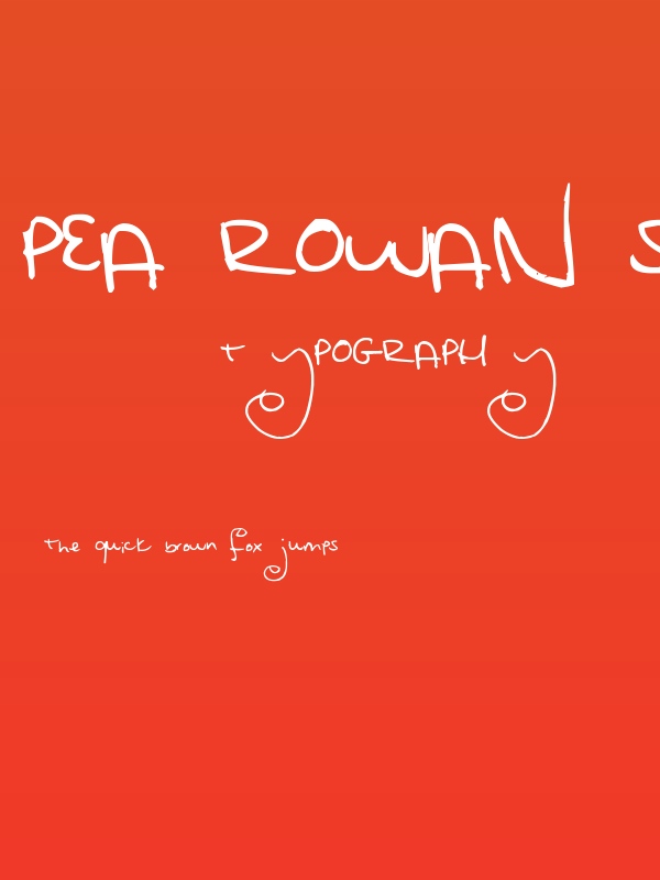 Pea Rowan Schaefer Poster