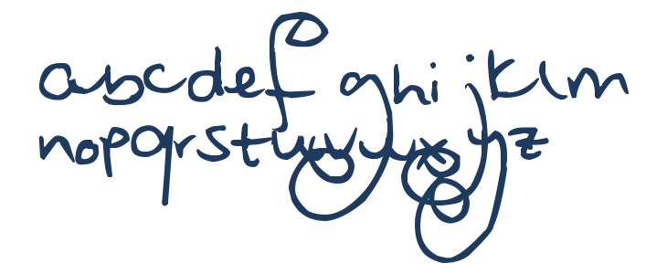 Pea Rowan Schaefer Lowercase