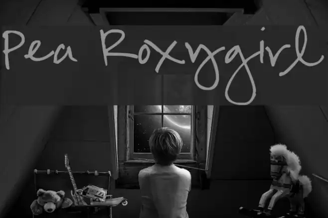 Pea Roxygirl Font examples