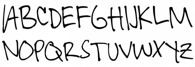 Pea Sam Schriftart Groß