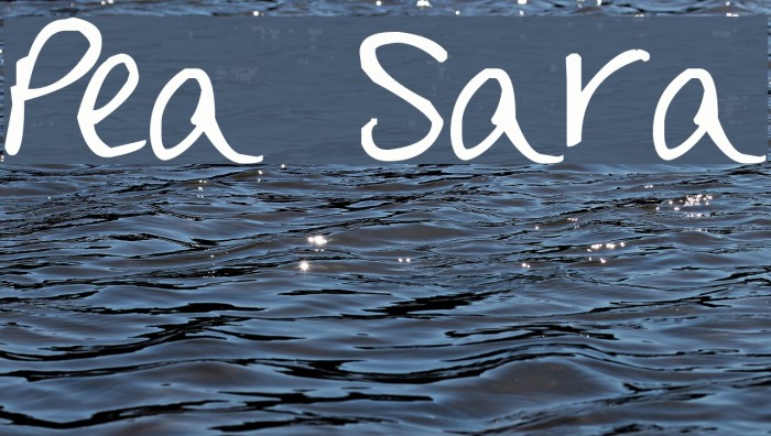 Pea Sara Font examples