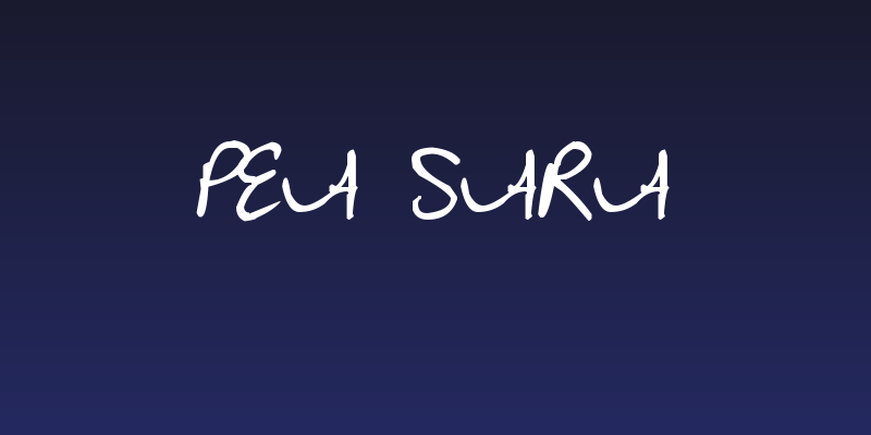 Pea Sara Social Header