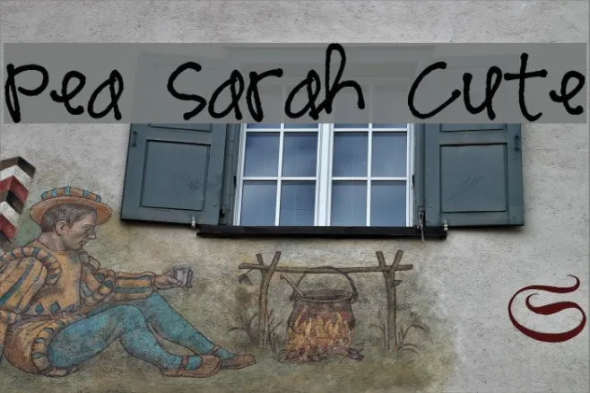 Pea Sarah Cute Example 2