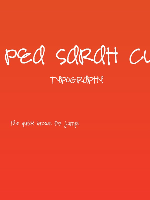 Pea Sarah Cute Poster