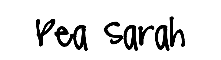 Pea Sarah  नि: शुल्क फ़ॉन्ट्स डाउनलोड