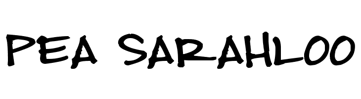 Pea Sarahloo Font