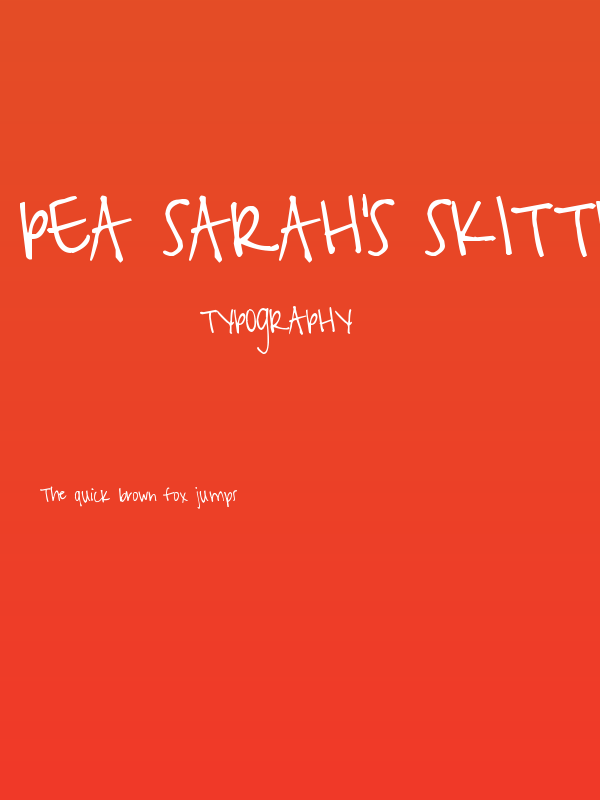 Pea Sarah's Skittles Poster