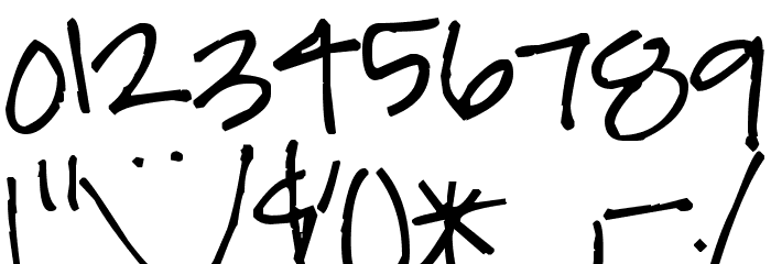 Pea Sassy Lucy Font OTHER CHARS