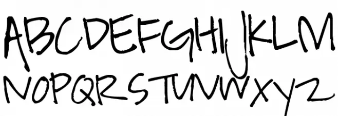 Pea Sassy Lucy Schriftart Groß