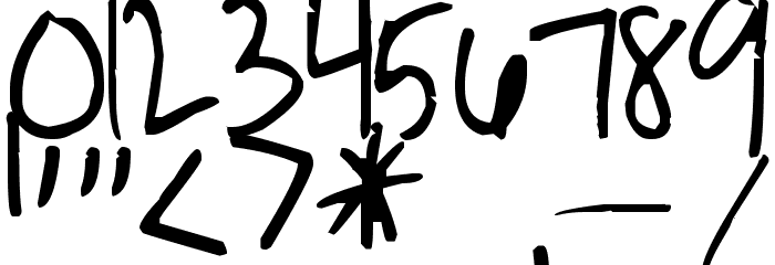 Pea ScrapBrandy Thin Font OTHER CHARS