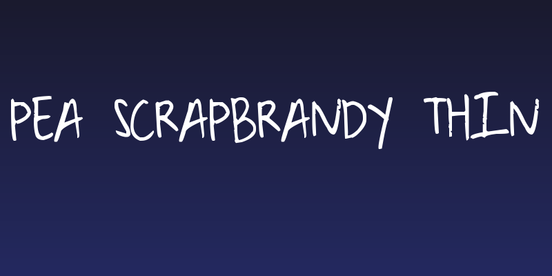 Pea ScrapBrandy Thin Social Header