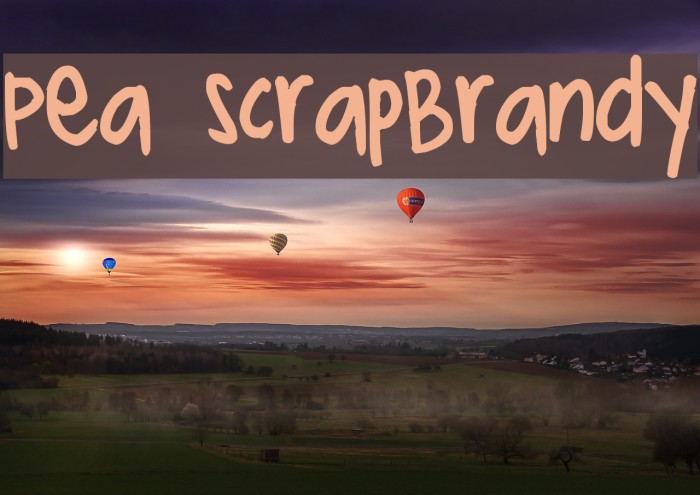 Pea ScrapBrandy Example 2