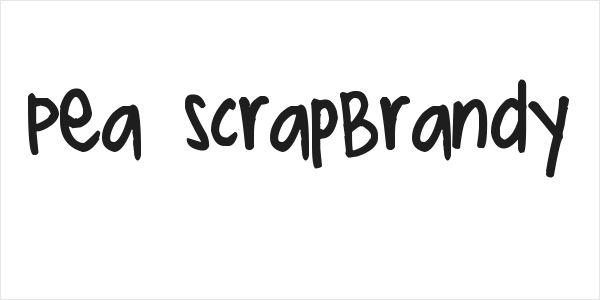 Pea ScrapBrandy Logo