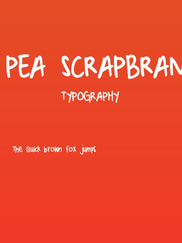 Pea ScrapBrandy Poster