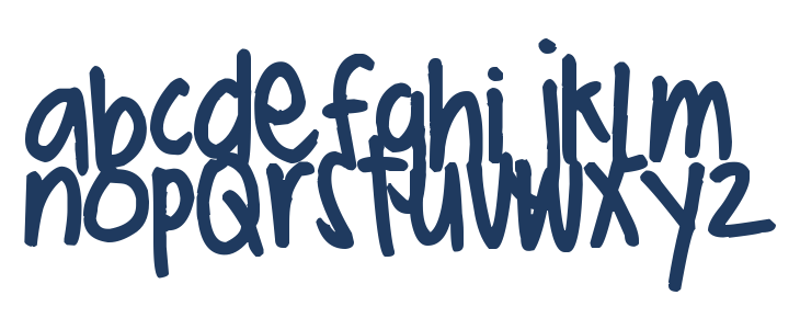 Pea ScrapBrandy Lowercase