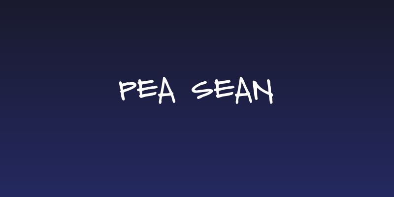Pea Sean Social Header