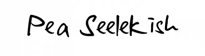 Pea Seelekish  नि: शुल्क फ़ॉन्ट्स डाउनलोड