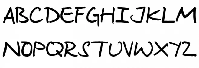Pea Seelekish Schriftart Groß