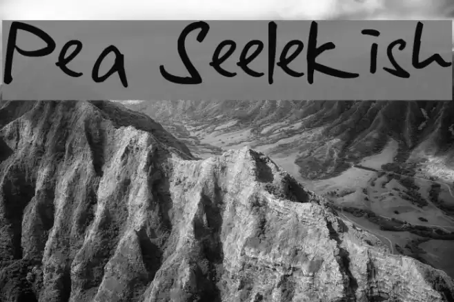 Pea Seelekish examples