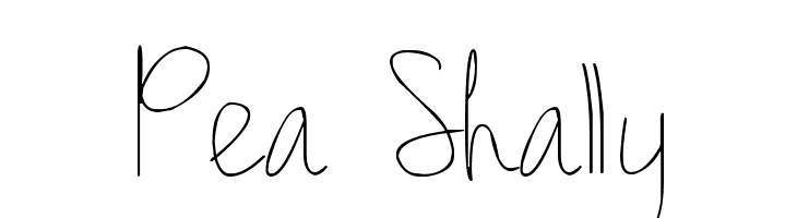 Pea Shally  नि: शुल्क फ़ॉन्ट्स डाउनलोड
