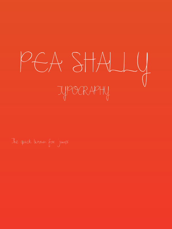 Pea Shally Poster