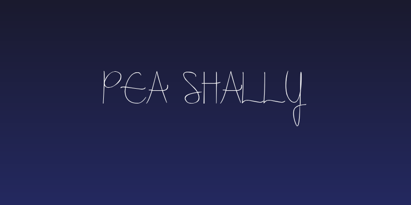 Pea Shally Social Header