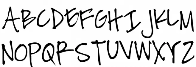 Pea Shannon Schriftart Groß