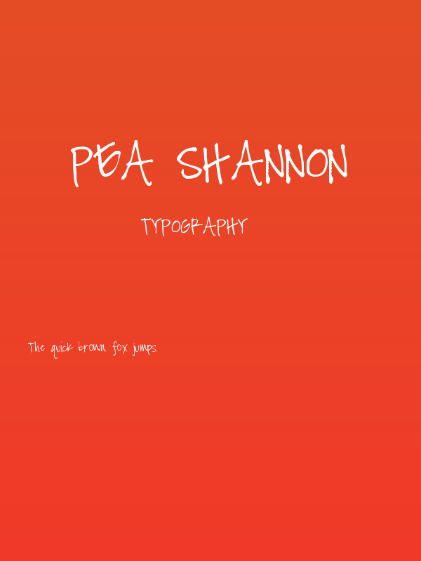 Pea Shannon Poster