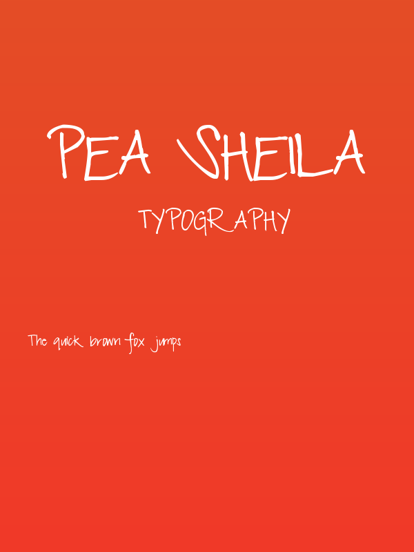 Pea Sheila Poster