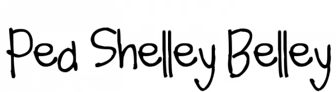 Pea Shelley Belley  تنزيل الخطوط