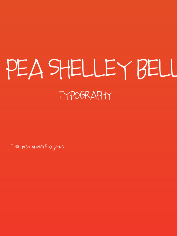 Pea Shelley Belley Poster