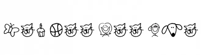 Pea Shelley Belley's Doodles  font caratteri gratis