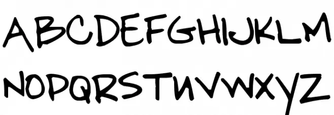 Pea Shelley Thin Schriftart Groß
