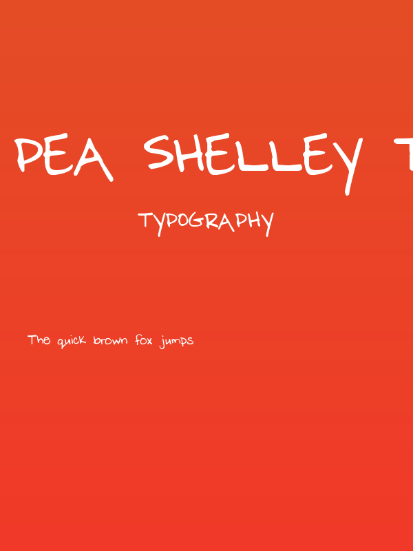Pea Shelley Thin Poster