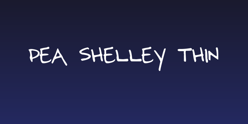 Pea Shelley Thin Social Header