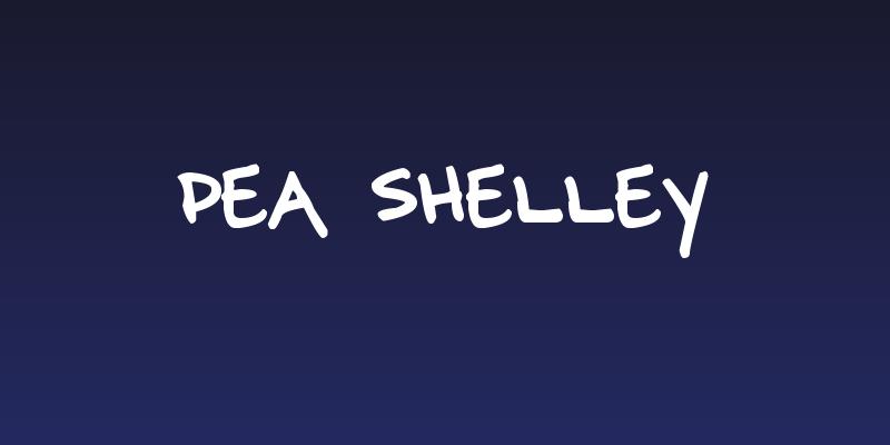 Pea Shelley Social Header