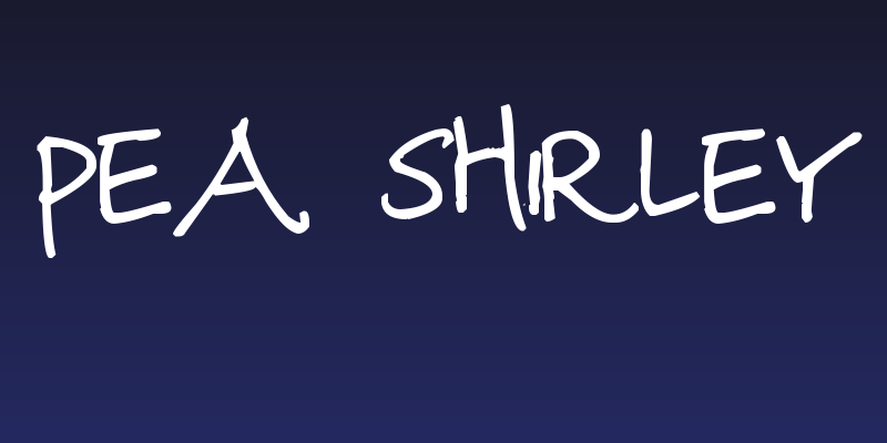 Pea Shirley Social Header