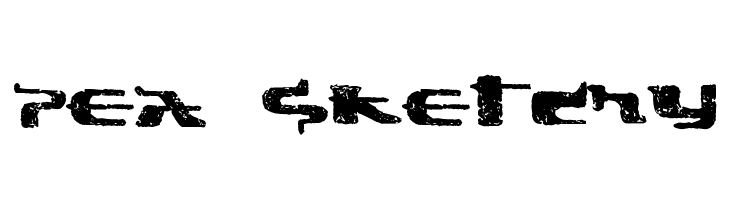 Pea Sketchy  font caratteri gratis