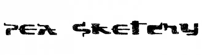 Pea Sketchy  免费字体下载