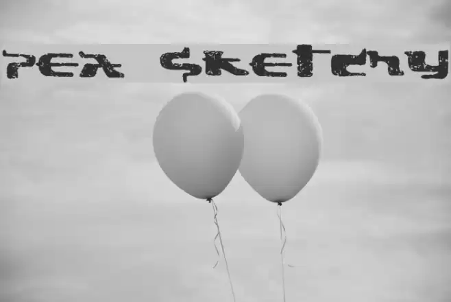 Pea Sketchy Font examples